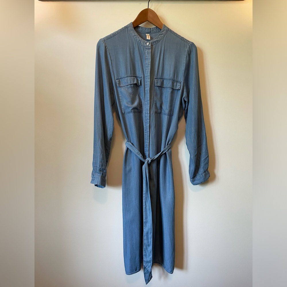 Soya Concept Button Down Shirt Dress Denim